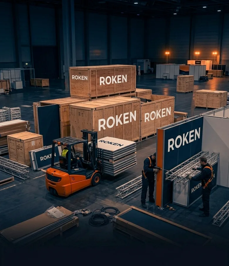 Logistica per fiere ed eventi — ROKEN HUB